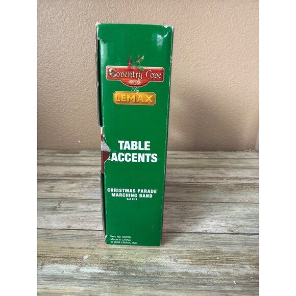Lemax Coventry Cove Christmas Parade Marching Band Table Accents Set 2009 w/Box - Picture 8 of 9